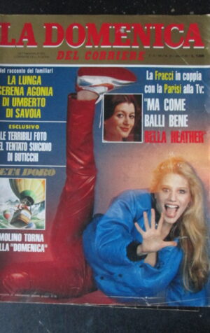 DOMENICA DEL CORRIERE 10 1983 FRACCI HEATHER PARISI SERENA AGONIA [VL11]