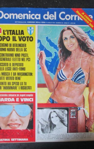 DOMENICA CORRIERE 28 1976 BERLINGUER MARINA MORGAN SILVANO BASAGNI [AS8]