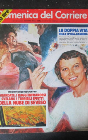 DOMENICA CORRIERE 35 1976 LORETTA GOGGI AVIGNONE FESTA [AS8]