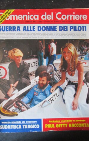 DOMENICA CORRIERE 37 1976 HARALD ERTL NIKI LAUDA ENZO FERRARI PAUL GETTY [AS8]