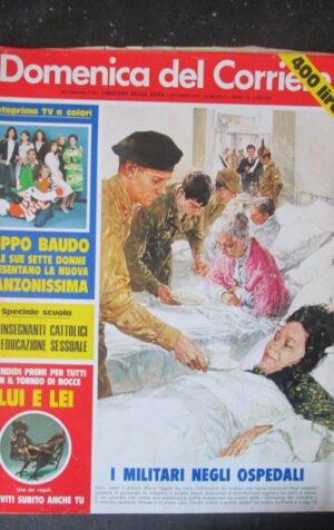 DOMENICA CORRIERE 41 1976 MARILYN MONROE LAURA BELLI LORENZA GUERRIERI [AS8]