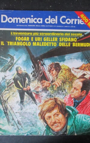 DOMENICA CORRIERE 44 1976 FOTO SQUADRE ROMA ATALANTA VERONA BOLOGNA [AS8]