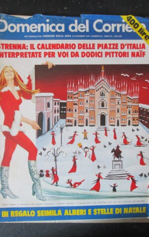 DOMENICA CORRIERE 52 1976 JOHNNY DORELLI DOMENICO MODUGNO VALERIA MORICONI [AS8]