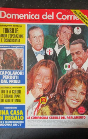 DOMENICA CORRIERE 23 1976 STELLA LUNA MONICA VITTI SERENA ALBANO [AS8]