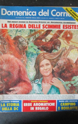 DOMENICA CORRIERE 24 1976 IDA CASTIGLIONI MIKE BONGIORNO LUCIANO LUTRIG [AS8]