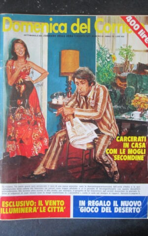 DOMENICA CORRIERE 32 1977 VALLANZASCA ENZO TORTORA STEFANIA SANDRELLI [AS8]