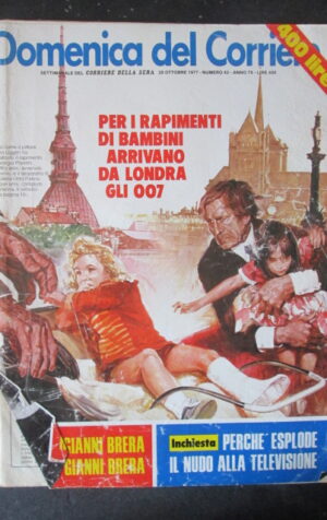 DOMENICA CORRIERE 42 1977 GIANNI BRERA DEMIS RUSSOS TEDDY RENO MUMO ORSI [AS8]