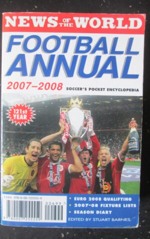 NEWS OF THE WORLD FOOTBALL ANNUAL BOOK 2007-2008 [G655]