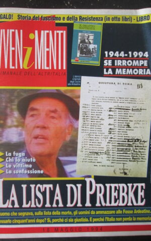 AVVENIMENTI 19 1994 LA LISTA DI PRIEBKE [C73]