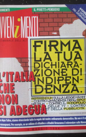 AVVENIMENTI 17 1994 LA SPAGNA FASCISTA DI IERI E DI OGGI [C73]