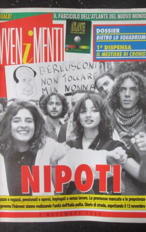AVVENIMENTI 42 1994 ANTONIO DI PIETRO BERLUSCONI [C73]