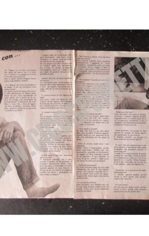 RITAGLIO CLIPPING MIGUEL BOSE  2 PAGINE [MV19M-1]
