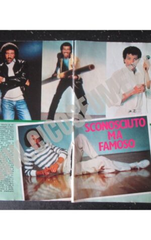 RITAGLIO CLIPPING LIONEL RICHIE 2 PAGINE [MV19M-1]
