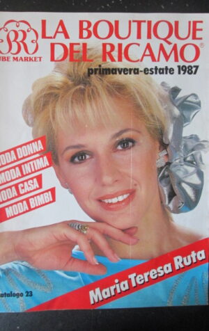 LA BOUTIQUE DEL RICAMO CATALOGO PRIMAVERA ESTATE 1987 MARIA TERESA RUTA [G315]