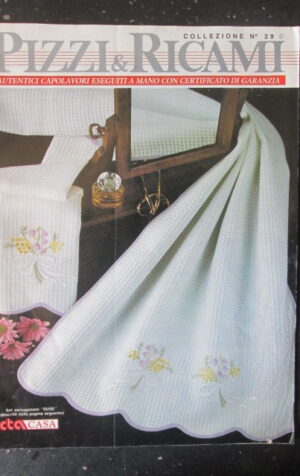 PIZZI & RICAMI 29 CATALOGO VENDITA DI PEZZI ESEGUITI A MANO 1990 [G315]