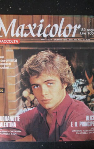 MAXICOLOR 10 1978 FOTOROMANZO MASSIMO CIAVARRO EMANUELA SALA [G316]