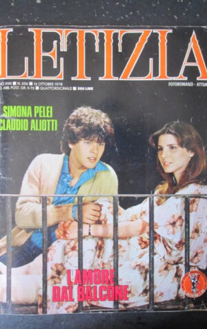 LETIZIA 356 1978  FOTOROMANZO ED. LANCIO [G316]
