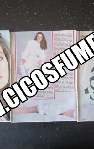 RITAGLIO CLIPPING DIANE LANE 4 PAGINE 1984 [MV19M-2]
