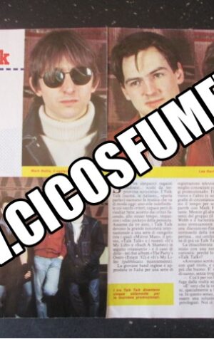 RITAGLIO CLIPPING I TALK TALK 2 PAGINE 1984 [MV19M-2]