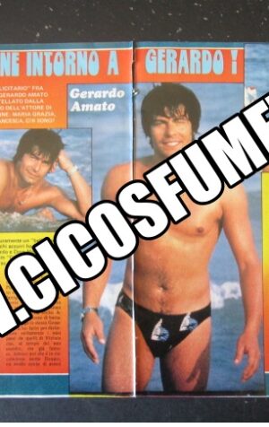 RITAGLIO CLIPPING GERARDO AMATO 2 PAGINE 1984 [MV19M-2]