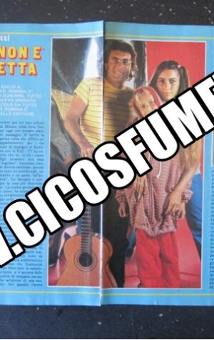 RITAGLIO CLIPPING AL BANO ROMINA POWER 2 PAGINE 1984 [MV19M-2]