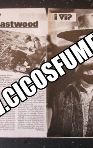 RITAGLIO CLIPPING CLINT EASTWOOD 2 PAGINE 1984 [MV19M-2]