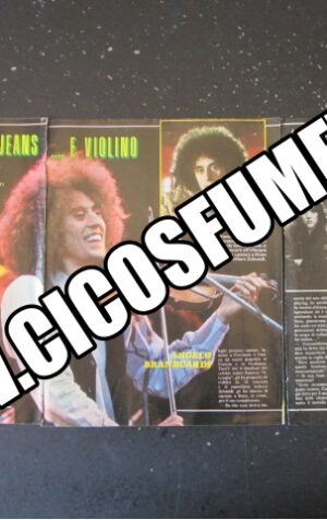 RITAGLIO CLIPPING ANGELO BRANDUARDI 4 PAGINE 1984 [MV19M-2]