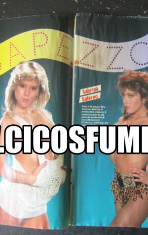 RITAGLIO CLIPPING SAMANTHA FOX / SABRINA SALERNO 6 PAGINE [MV19M-4]