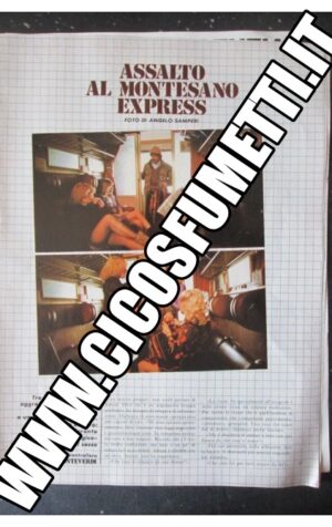 RITAGLIO CLIPPING TRAILER MONTESANO EXPRESS 4 PAGINE [MV19M-4]