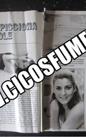 RITAGLIO CLIPPING ROSANNA NAPOLI 2 PAGINE [MV19M-3]