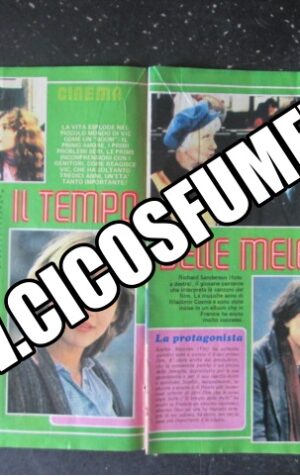 RITAGLIO CLIPPING TREILER TEMPO DELLE MELE - SOPHIE MARCEAU 4 PAGINE [MV19M-3]