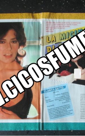 RITAGLIO CLIPPING CLARITA GATTO 3 PAGINE [MV19M-3]