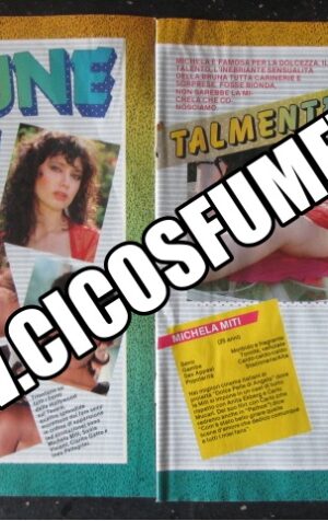 RITAGLIO CLIPPING MICHELA MITI 2 PAGINE [MV19M-3]