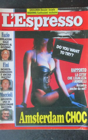 ESPRESSO 44 1994 MADONNA CONFESSIONI ESCLUSIVE DOSSIER ISRAELE [G82C]