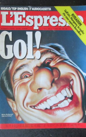 ESPRESSO 14 1994 SILVIO BERLUSCONI DOSSIER LA MAFIA DI BORSELLINO [G82C]