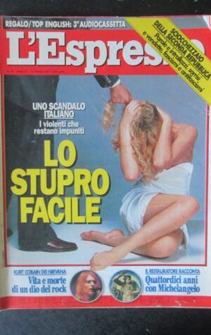 ESPRESSO 16 1994 KURT COBAIN VITA E MORTE - DOSSIER STUPRO FACILE [G82C]