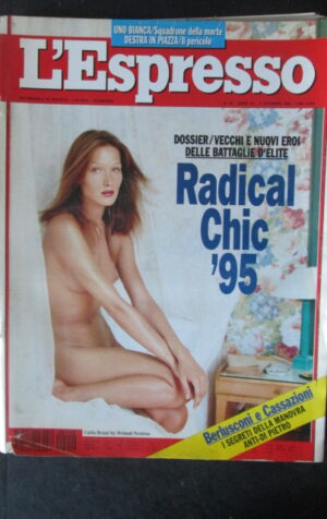 ESPRESSO 49 1994 BERLUSCONI CARLA BRUNI ANTONIO DI PIETRO [G82C]