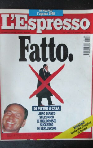 ESPRESSO 50 1994 DI PIETRO BERLUSCONI YASSER ARAFAT [G82D]