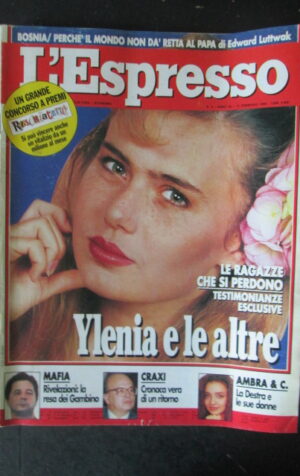 ESPRESSO 6 1994 MAFIA LA RESA DEI GAMBINO CRAXI AMBRA ANGIOLINI [G82D]