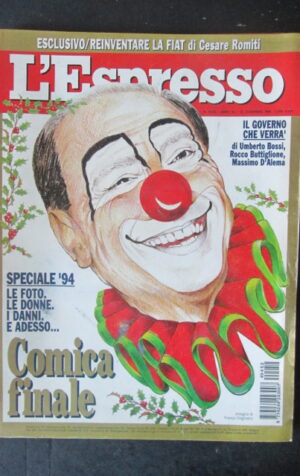 ESPRESSO 51-52 1994 UMBERTO BOSSI ROCCO BUTTIGLIONE MASSIMO D' ALEMA [G82D]