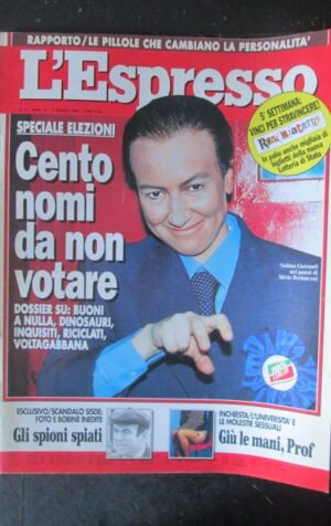 ESPRESSO 9 1994 SABINA GUZZANTI SCANDALO SISDE  [G82D]