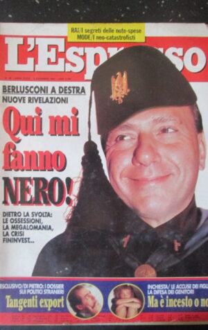 ESPRESSO 48 1993 BERLUSCONI DI PIETRO LAMBERTO DINI [G108F]