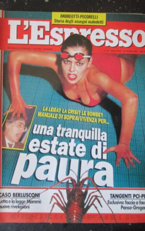 ESPRESSO 24 1993 BERLUSCONI UMBERTO BOSSI ARTURO FERRUZZI CRAXI [G108F]