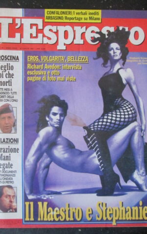ESPRESSO 29 1993 RICHARD AVEDON CRISTINA GARAVAGLIA ALBERTO ARBASINO [G108F]