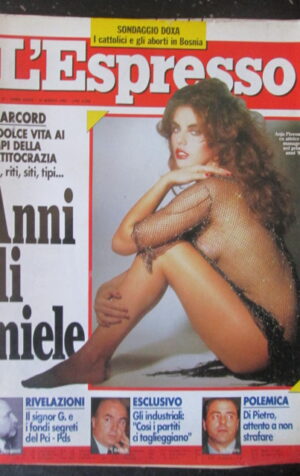 ESPRESSO 10 1993 ANJA PIERONI AMARCORD DI PIETRO [G108F]