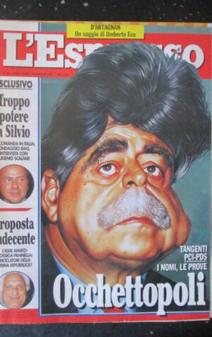 ESPRESSO 20 1993 BERLUSCONI COSSIGA PANNELLA [G111A]