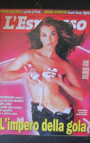 ESPRESSO 7 1999 BROOKE SHIELDS PRODI BENIGNI [G81U]