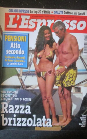 ESPRESSO 34 1999 BRUNEAU SYGMA DE LAURENTIS AFEF TRONCHETTI PROVERA [G81U]