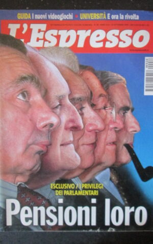 ESPRESSO 38 1999 BERLUSCONI CASO MORACE PIERLUIGI BATTISTA [G81U]