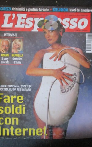 ESPRESSO 39 1999 ARMANI RAFFAELLA CARRA BERLUSCONI [G81U]